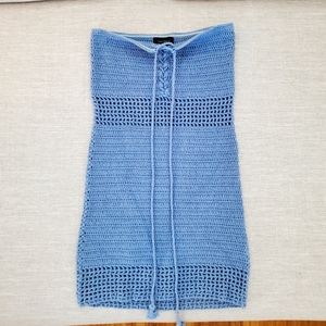 MAJORELLE Miles Dress in Dusty Blue